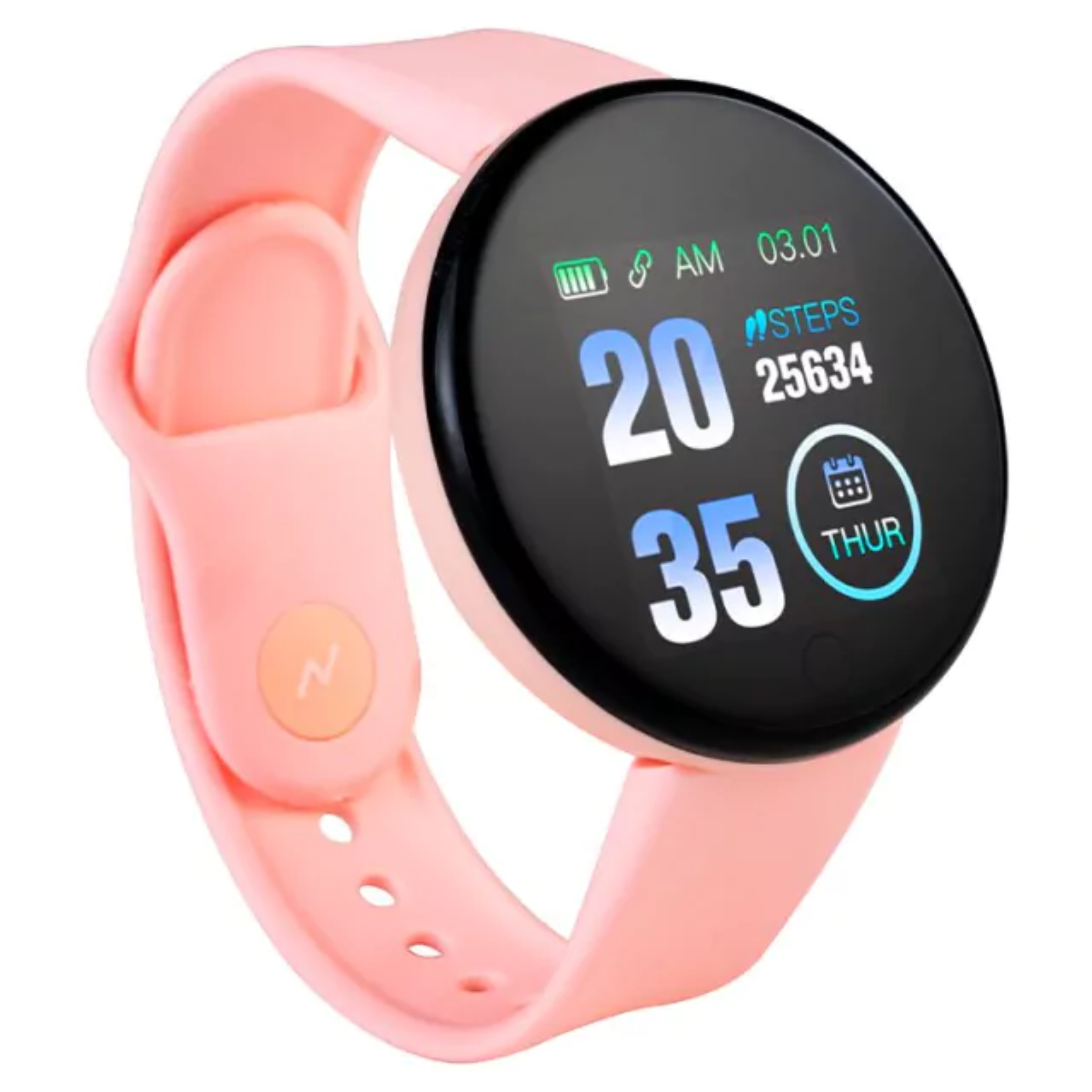RELOJ SMART BAND BT NG-SW09 RS ROSA PULSERA FITNESS  - NOGANET
